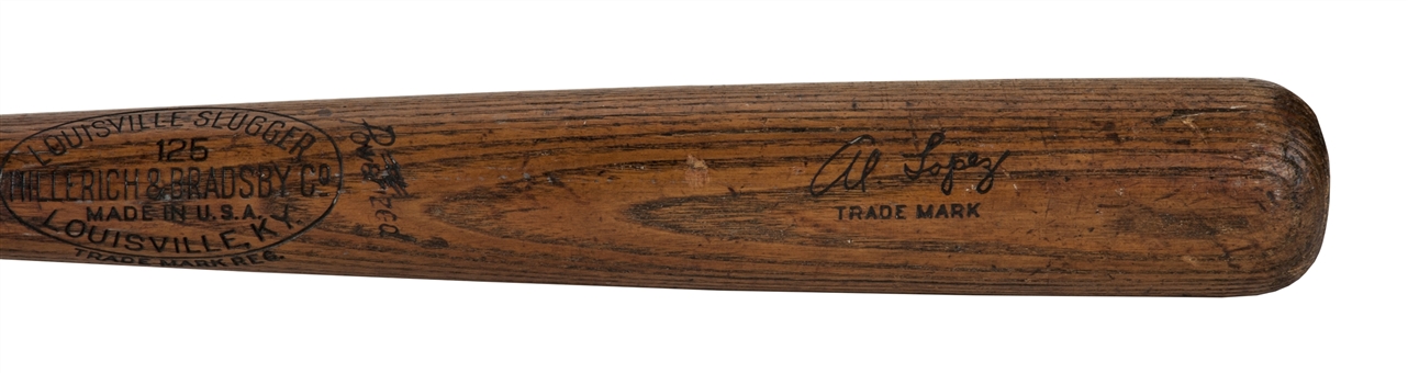 1937 Al Lopez Game Used Hillerich & Bradsby Bat (PSA/DNA)